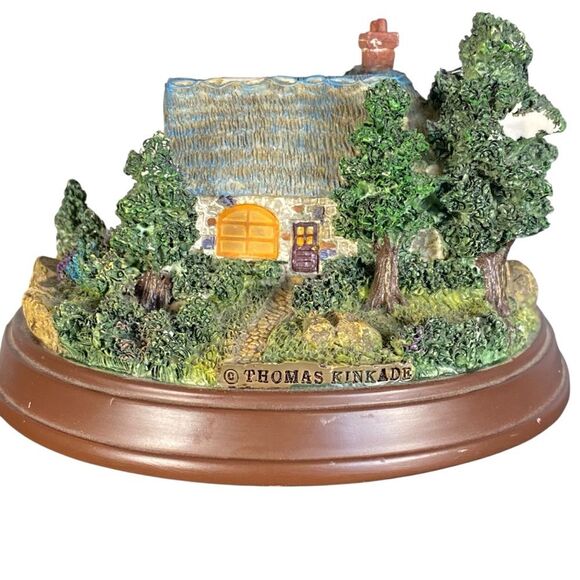 Thomas Kinkade A Quiet Evening Illuminated Cottage Lighted Cottage Collection - Picture 4 of 10